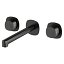 Grifo de lavabo bimando empotrado Firenze black gun metal de Imex